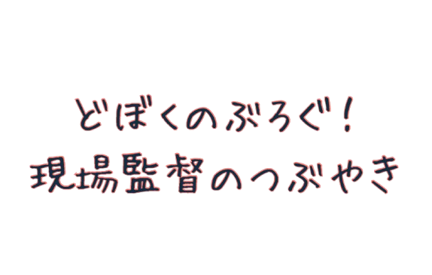 どぼくのブログ　現場監督のつぶやき